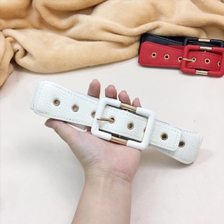 Đai váy 4cm da , khoá gài