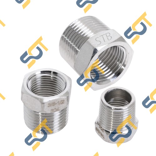 [NỐI CHUYỂN REN] G 1 in 34 DN25 Ren ngoài lớn NỐI Ren trong nhỏ tùy chọn bằng INOX (bush male to female) Cả rá Lơ ngược