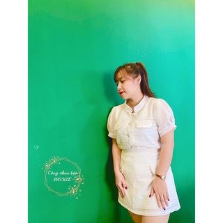 Đầm nút ngọc trai