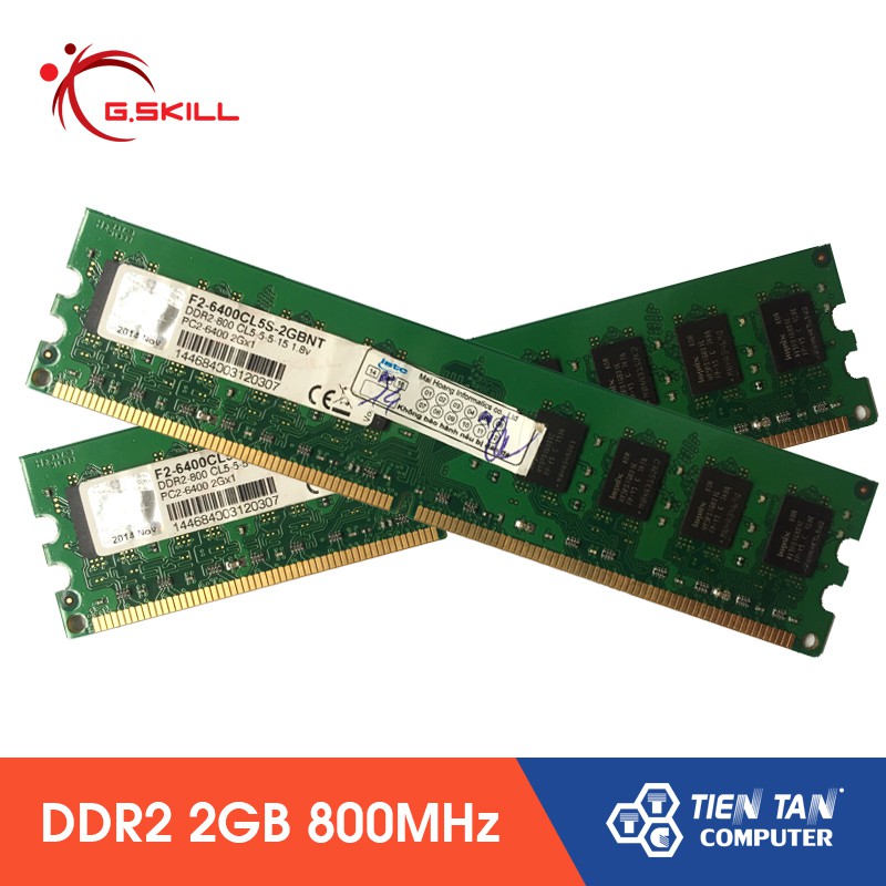 RAM DDR2 GSKILL 2GB Bus 800MHz F2-6400CL5S-2GBNT