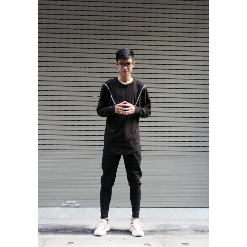 Áo dài tay khóa kéo Lexuza 032