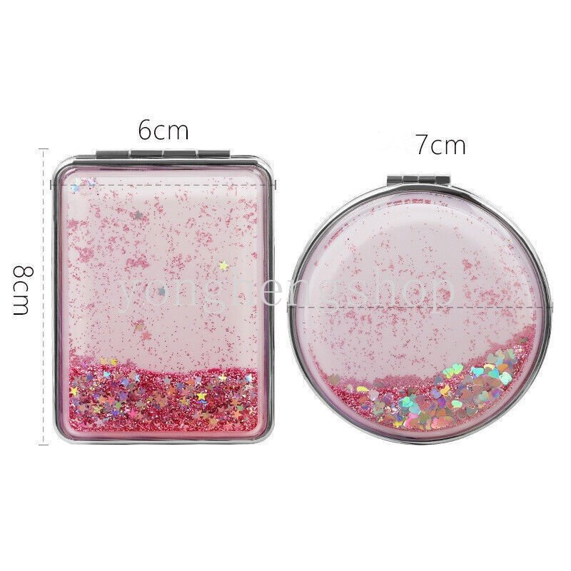 Gương Trang Điểm Mini Hai Mặt Gấp Gọn Sáng Tạo