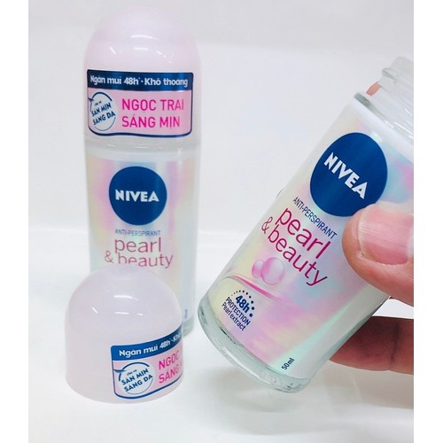 Lăn sáp khử mùi nữ NIVEA Pearl & Beauty 40ml Ngọc trai /Sáp khử mùi hôi nách| Lăn nách Nivea Ngọc Trai 50ml