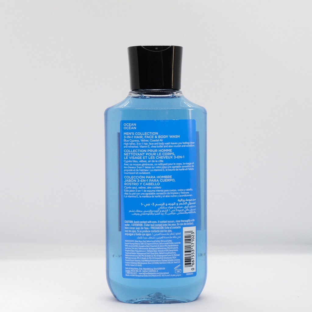 Sữa tắm và gội nam 3 trong 1 Ocean - Bath and Body Works (295ml)