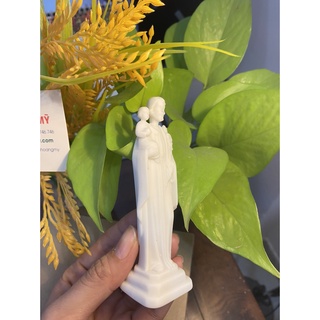 Tượng công giáo Tượng Giuse bế Chúa trắng sứ