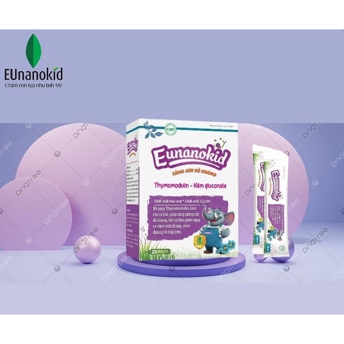 EUNANOKID TĂNG SỨC ĐỀ KHÁNG - Bổ Sung Thymomodulin & Kẽm Cho Cơ Thể