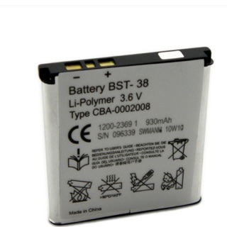 Pin sony ericsson bst-38