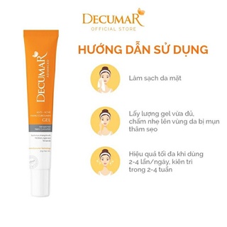 Decumar gel giảm mụn thâm - Túyp 20 g