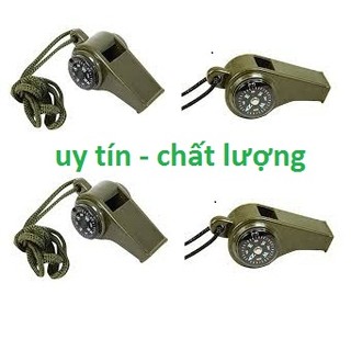 Còi Cứu Hộ Đi Phượt Có La Bàn