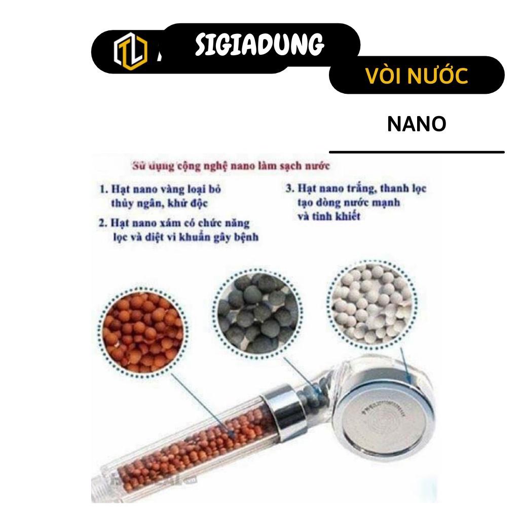 [SGD] Bộ Vòi sẽ tăng áp - Vòi tắm Nano hoa sen tạo áp suất, sử lý công nghệ Nano tiêu diệt mọi vi khuẩn trong nước 2583