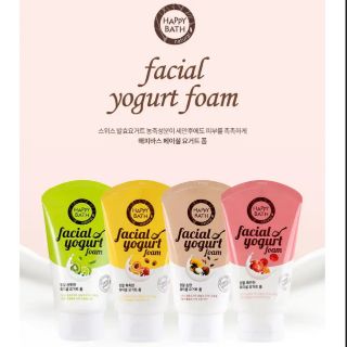 [Chính hãng có bill] sữa rửa mặt Happy Bath Facial Yogurt Foam