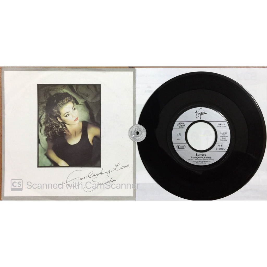 stereomate - Đĩa than: Single Vinyl - 7 inch 45RPM: Sandra - Everlasting love