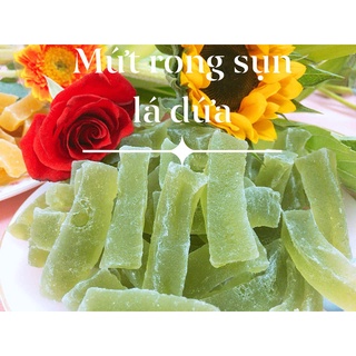 Mứt rong sụn biển sấy dẻo dạng thỏi vị: thanh long, chanh dây, cam, lá dứa, lá cẩm, hoa đậu biếc...