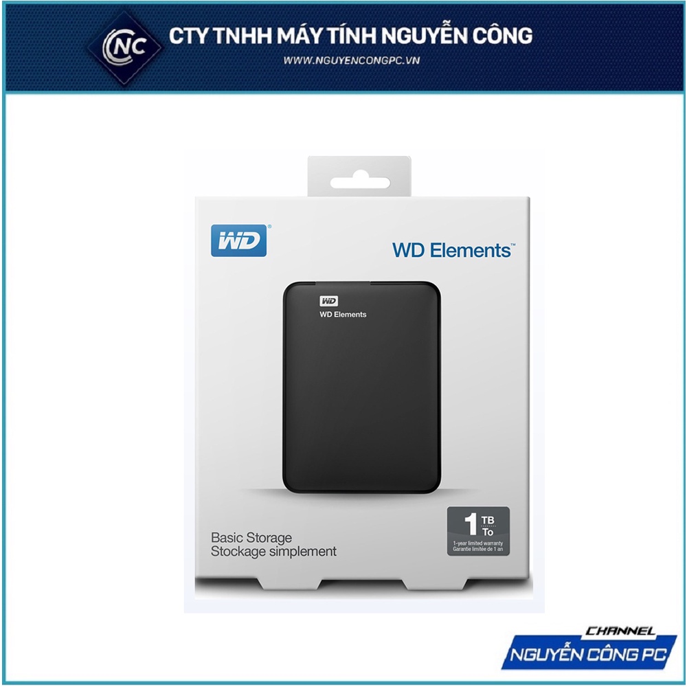 Ổ cứng di động Western Digital Elements 1TB