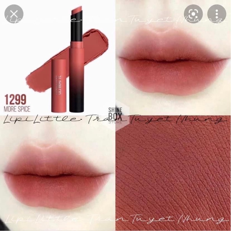 SON MAYBELLINE NEW YORK COLOR #1299 MORE SPICE