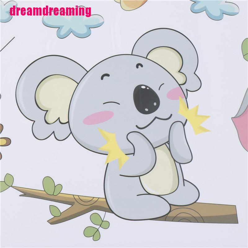 Miếng Dán Tường Hình Hoạt Hình Đo Chiều Cao Cho Bé