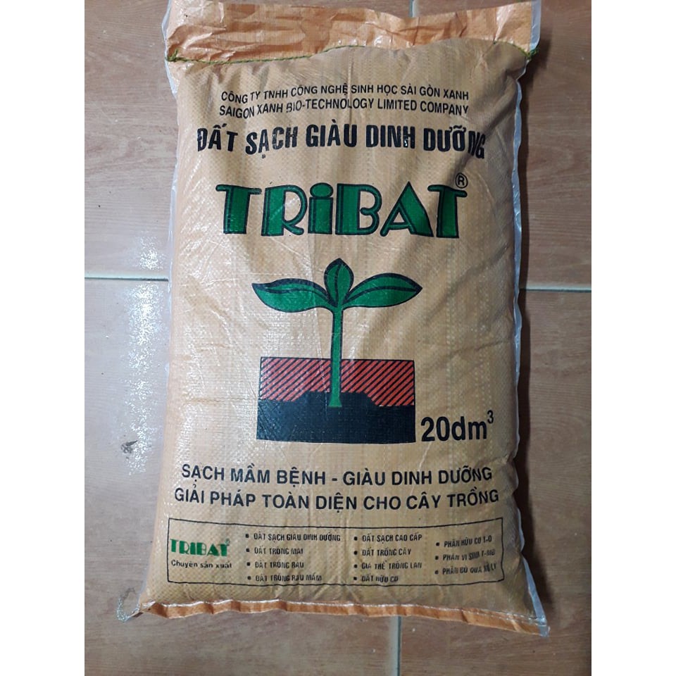 1kg Đất tribat trồng cây, gieo hạt, ươm cây