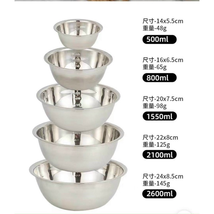 Set 5 Tô Inox Cao Cấp Nhật Bản