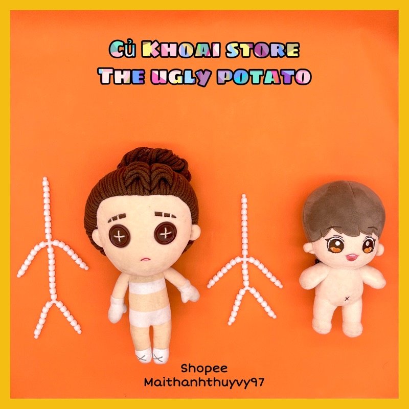 Khung xương cho Doll 15cm & búp bê 20cm - Khung xương cho doll búp bê identity V