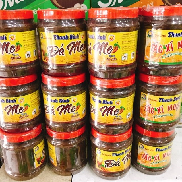 Đá me hạt dẻo - Tắc xí muội - Chanh muối Thanh Bình