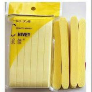 Gói 12 miếng bông mút bọt biển rửa mặt Chivey