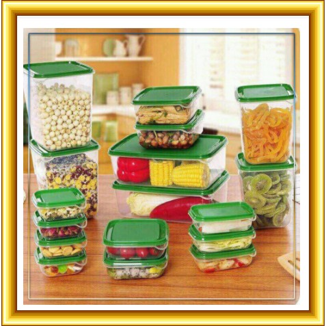 Bộ hộp nhựa cao cấp đựng thức ăn dành cho gia đình hoặc mang theo khi đi dã ngoại