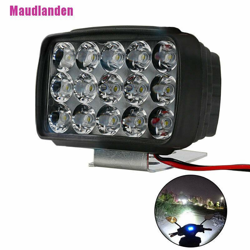 Đèn Pha Led 15 Bóng 1000lm Chuyên Dụng Cho Xe Mô Tô