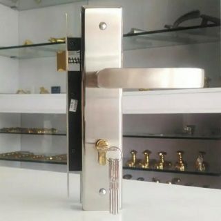 Khóa tay gạt SS8510 Inox Huy Hoàng