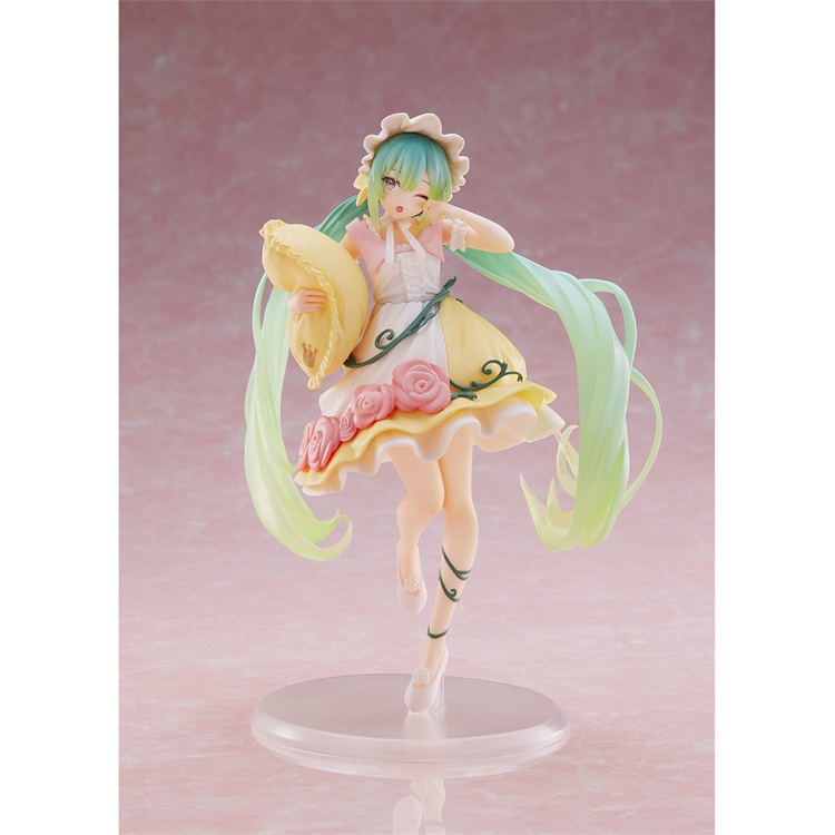 Mô hình nhân vật Hatsune Miku 18cm Sleeping Beauty chính hãng Taito trang trí bàn làm việc