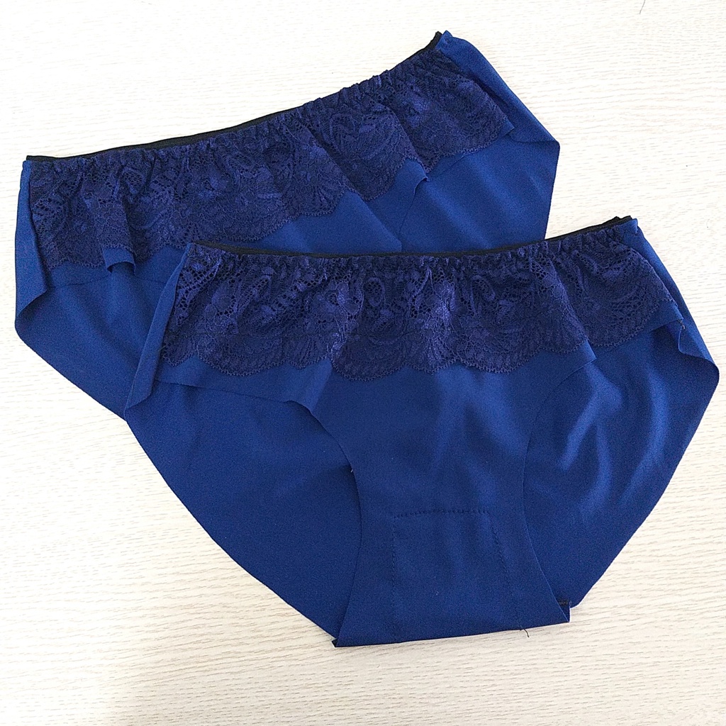 Quần lót su nữ ren hoa điệu đà quyến rũ KIMCHIBIKINI chíp cạp chun sexy nâng mông tôn dáng QL156