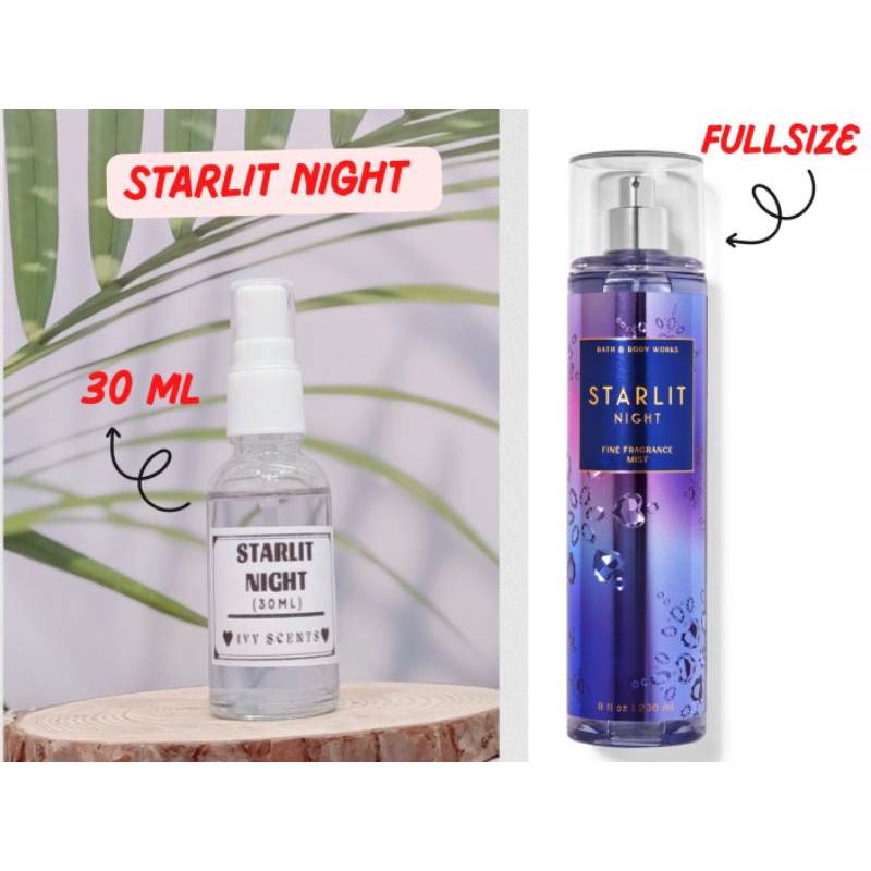 (30ML)XỊT THƠM STARLIT NIGHT BATH AND BODYWORKS