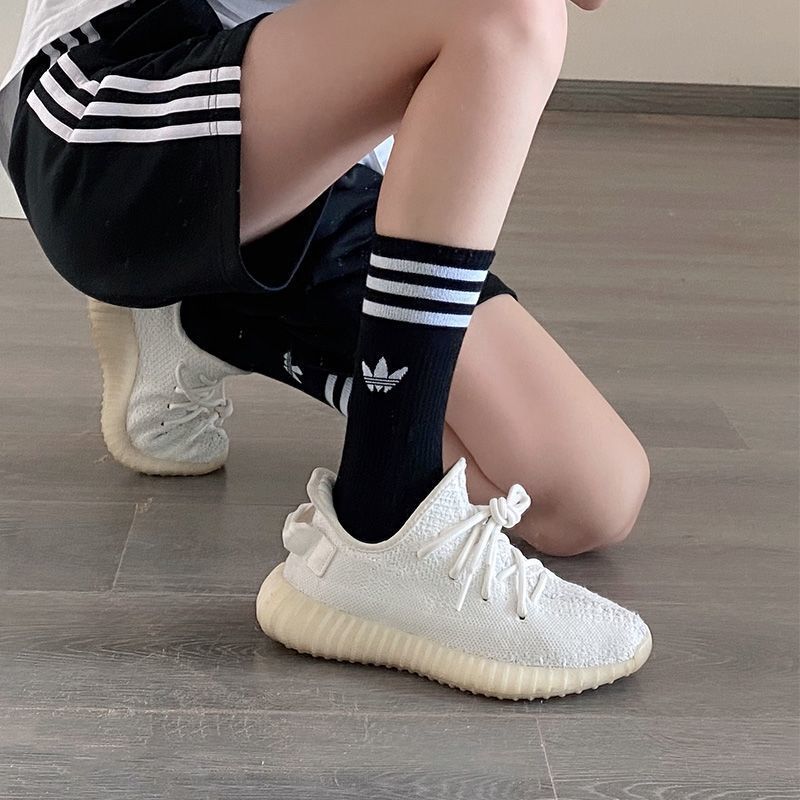 ADIDAS Set 3 Đôi Tất Cotton Thể Thao Cho Nữ