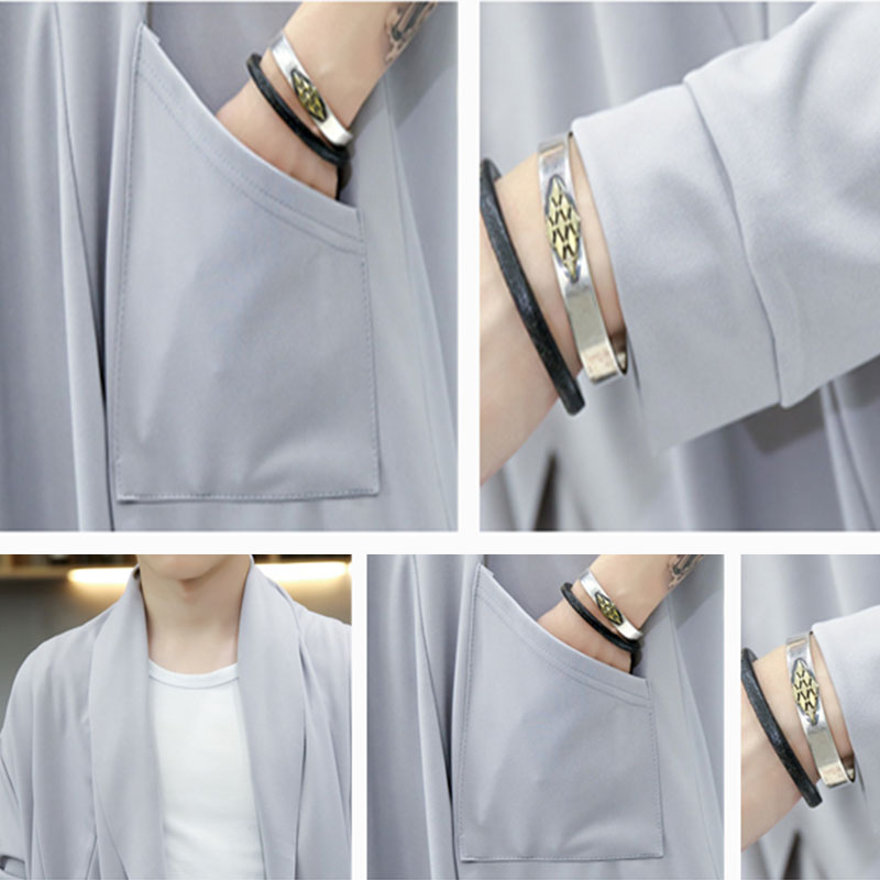 Áo khoác ngoài dáng dài phong cách Hàn Quốc trẻ trung thời trang dành cho cả nam và nữ