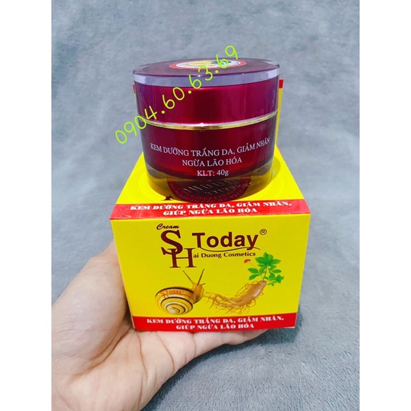 Kem SH TODAY 40g Dưỡng Trắng Da Giảm Nhăn Da Giúp Ngừa Lao Hoá Kem SHTODAY