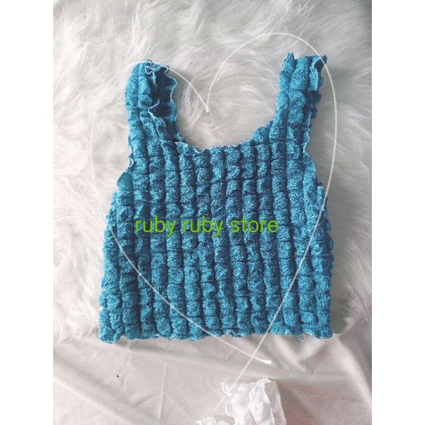 ÁO HAI DÂY NỮ BẢNG TO VẢI XỐP KIỂU CROPTOP ĐẸP FREE SIZE DƯỚI 52 KG BYNPCNGA