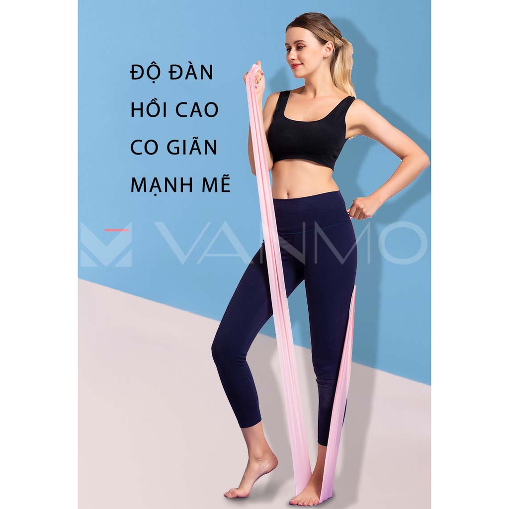 Dây Kháng Lực Cao Su Đàn Hồi Tập gym yoga 1,5m 2m