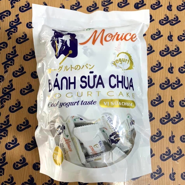 Bánh Sữa Chua Ông Già Morice 300g Vị Sữa Chua Truyền Thống - Bánh Xốp Sữa Chua, Bánh Yaour, Bánh Sữa Chua Yogurt Ăn Vặt