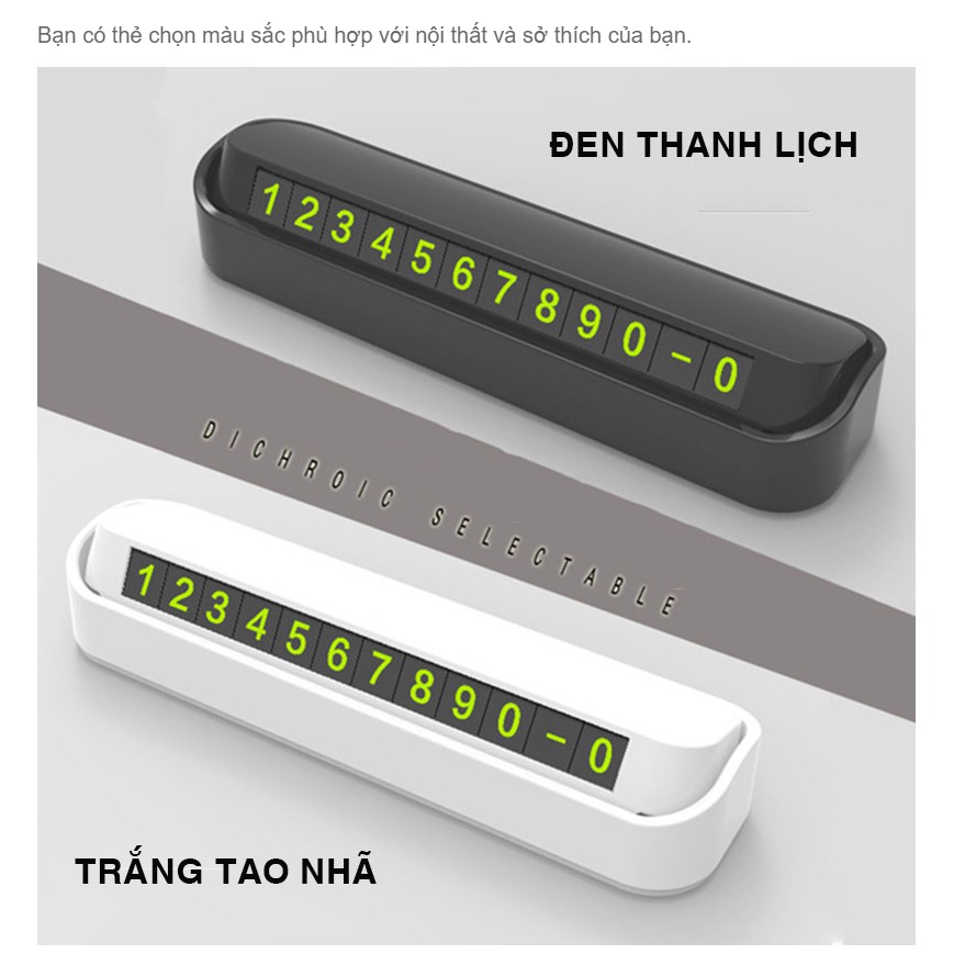 Thẻ để lại số điện thoại trên xe hơi ON - OFF cực dễ | BigBuy360 - bigbuy360.vn