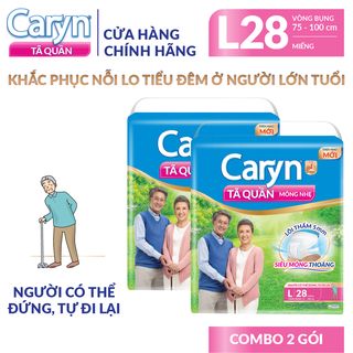 Tã Bỉm Quần Người Lớn Caryn Mỏng Nhẹ Chống Tràn Dành Cho Người Già Có Thể