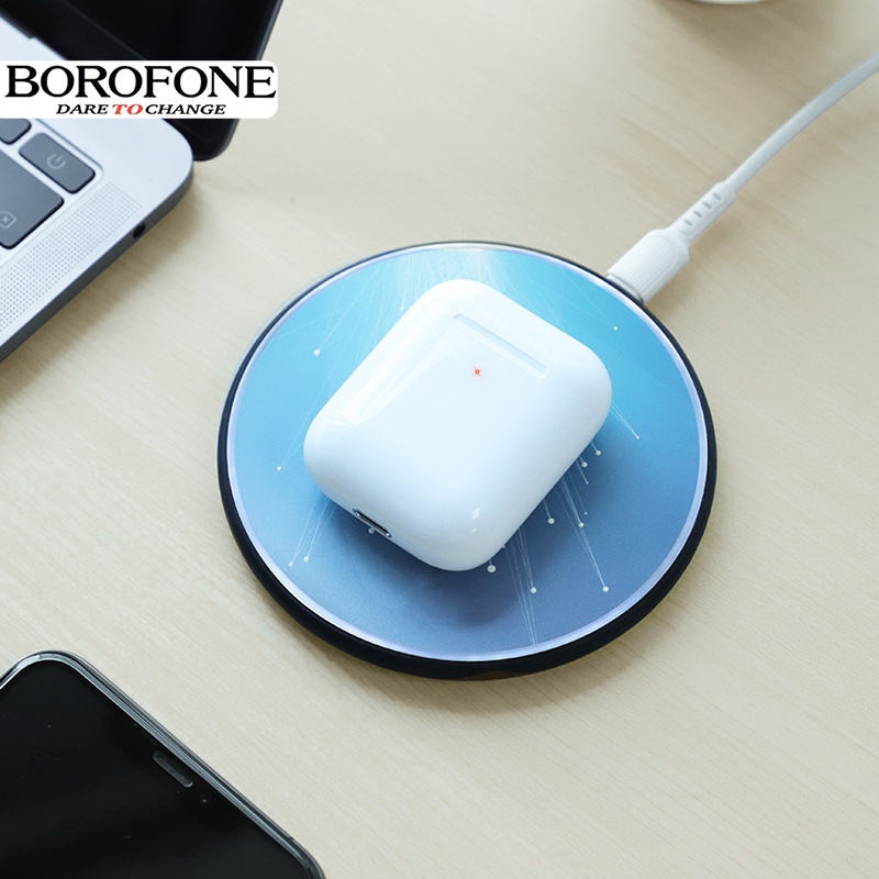 Tai Nghe Bluetooth Borofone BE30, Chống Ồn, CHIP AB1536, Sạc Không Dây, Bluetooth 5.0, Bass hay, Pin trâu 8h