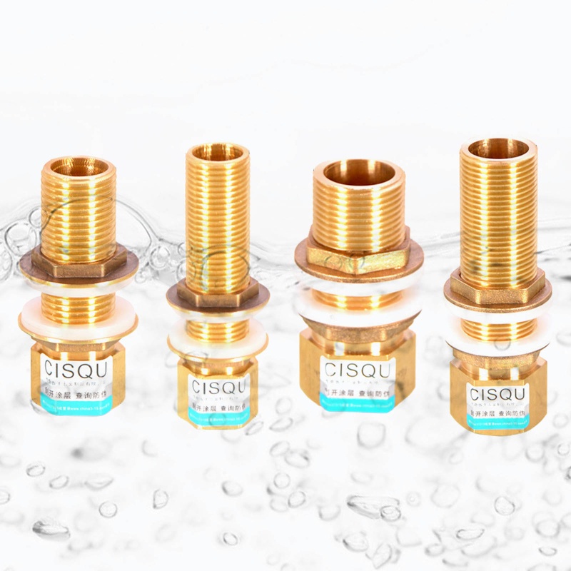 Đầu Nối Ống Nước 1 / 2 &quot;3 / 4&quot; Bằng Đồng Thau Tiện Dụng