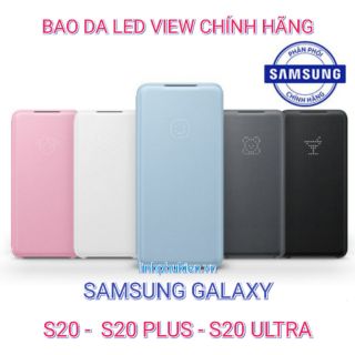 Bao da led view cho samsung galaxy s20/ s20 plus/ s20 ultra chính hãng