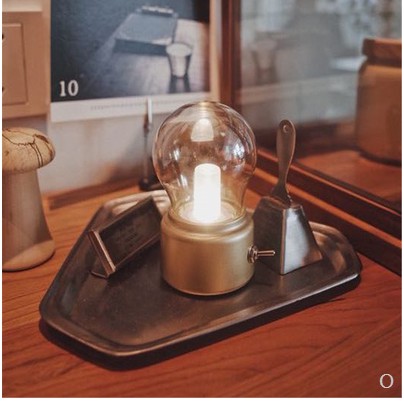 Đèn mini vintage phong cách cổ điển (dùng sạc )