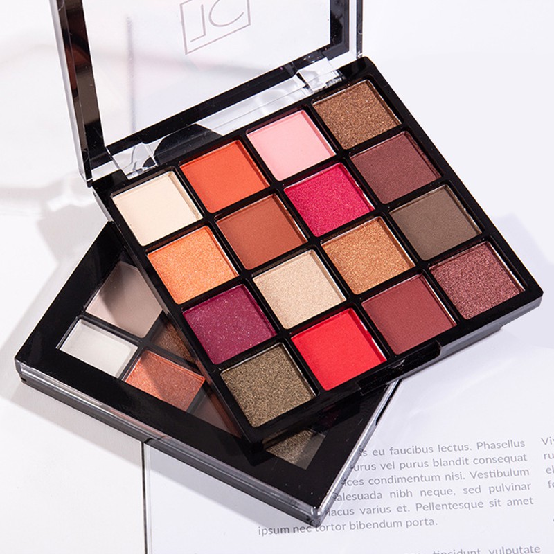 (Hàng Mới Về) Bảng Phấn Mắt 16 Màu Lì Lấp Lánh Trang Điểm Đa Năng | BigBuy360 - bigbuy360.vn