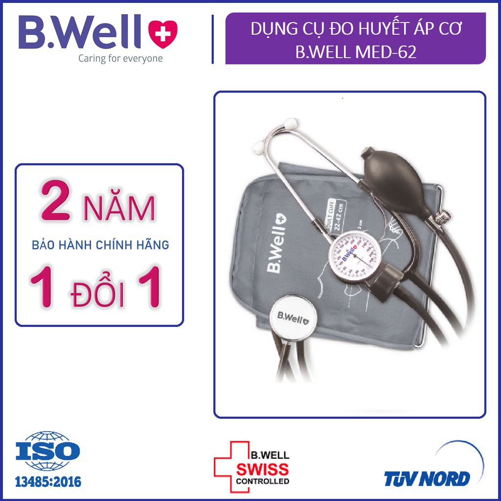 huyết áp cơ B.WELL MED-62 - Nhập khẩu chính hãng - Bảo hành 2 năm