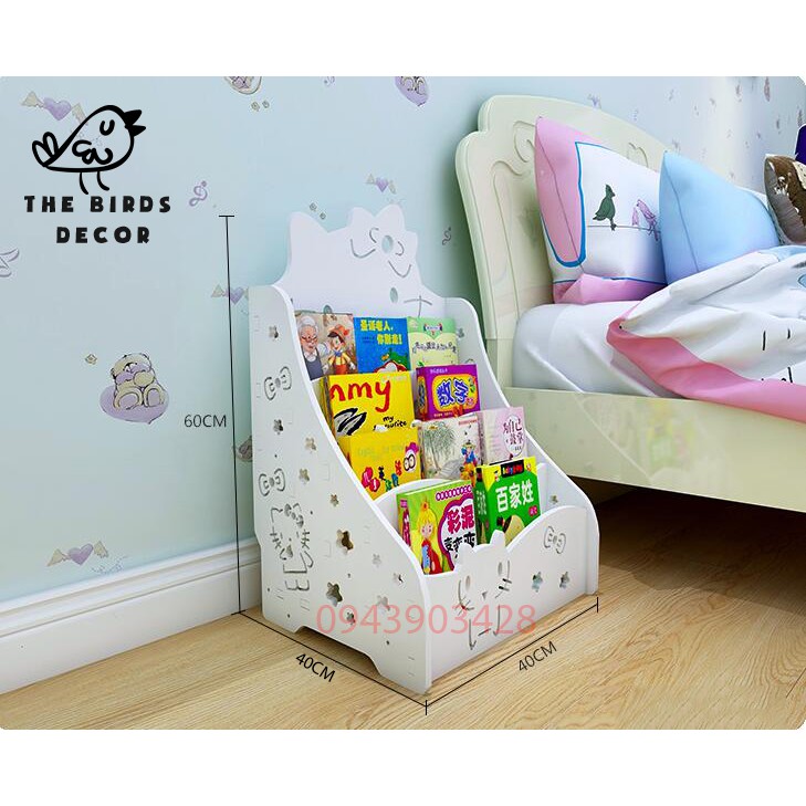 Kệ sách Kitty Ms:022 kích thước 96*60*40 cm dành riêng cho bé gái giá rẻ | BigBuy360 - bigbuy360.vn