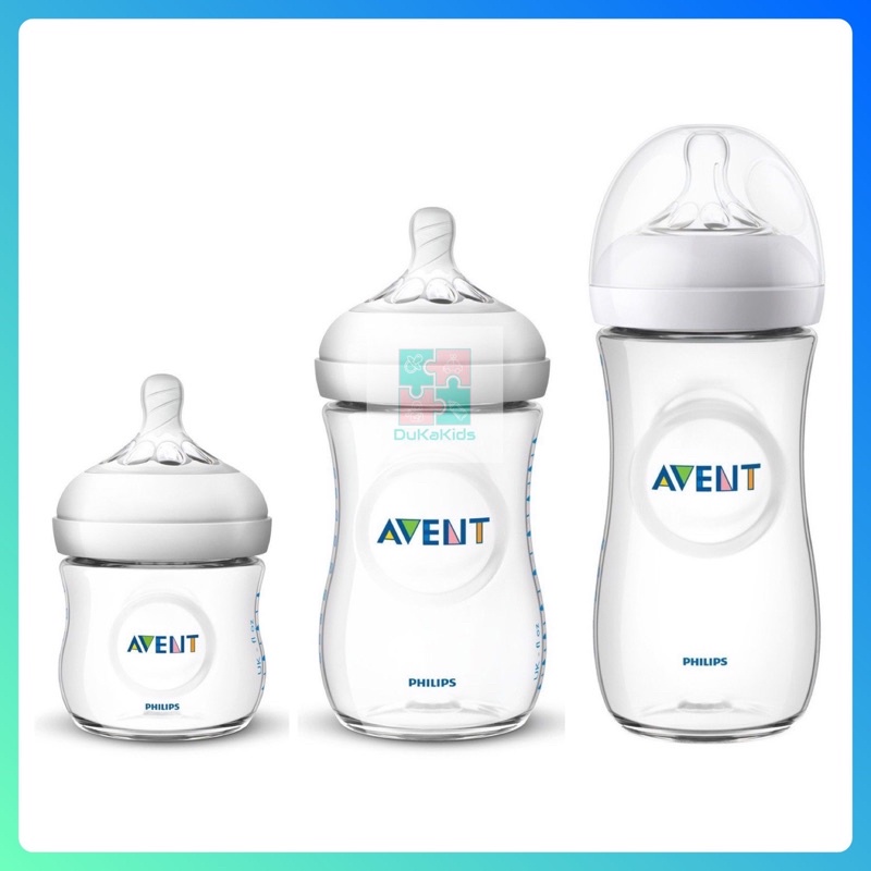 Bình sữa Avent Natural núm ti mềm dung tích 125ml/260ml/330ml