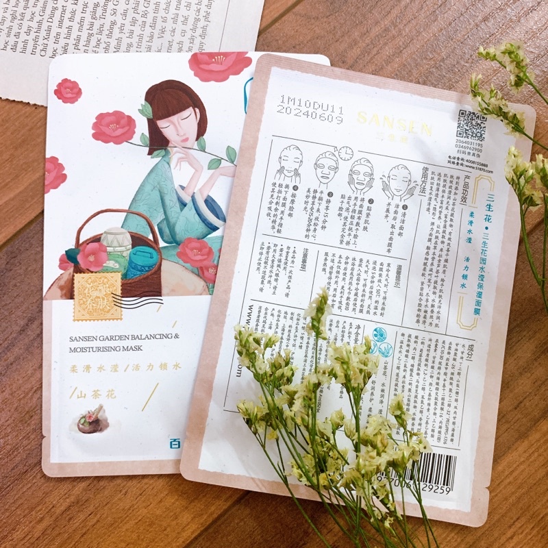 Mặt nạ dưỡng da Pechoin Tam Sinh Hoa mẫu mới | BigBuy360 - bigbuy360.vn