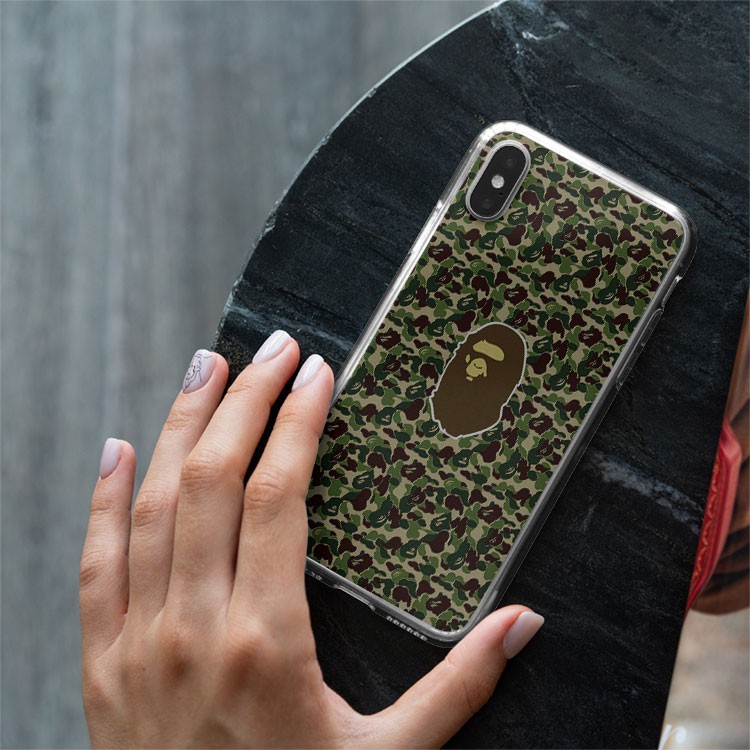 Ốp lưng logo BAPE KOOL ngầu cho Iphone 5 6 7 8 Plus 11 12 Pro Max X Xr BAPPOD00185