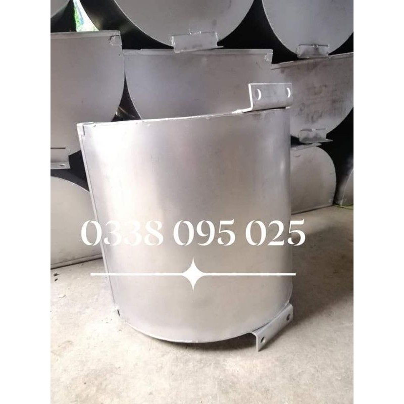Máng lợn nái dạng lật  tai vuông inox
